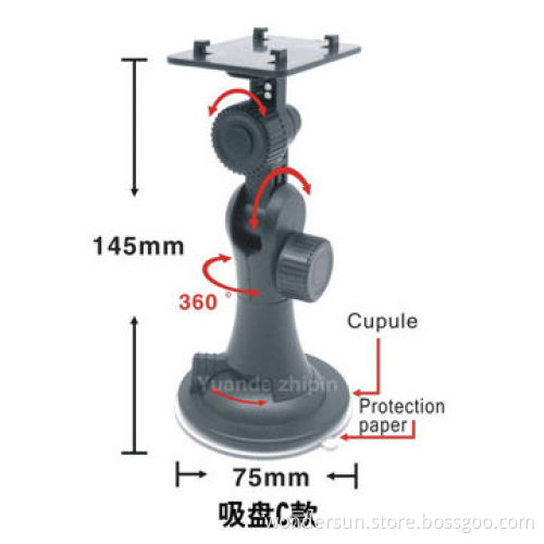 Car Mobile Phone Holder, Windshield and Dashboard Available, OEM and ODM Orders Welcomed